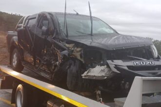 The vehicle was involved in a crash that killed an infant at Kei Cuttings.