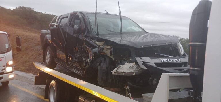 The vehicle was involved in a crash that killed an infant at Kei Cuttings.