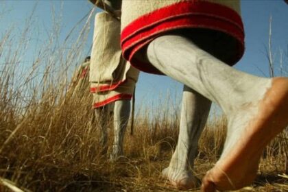 Picture Of Abakhwetha Walking In The Jungle. Picture Supplied