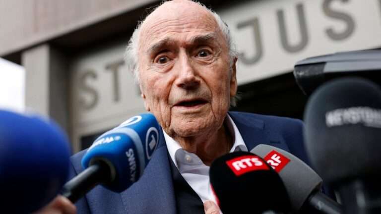 Former FIFA president Sepp Blatter