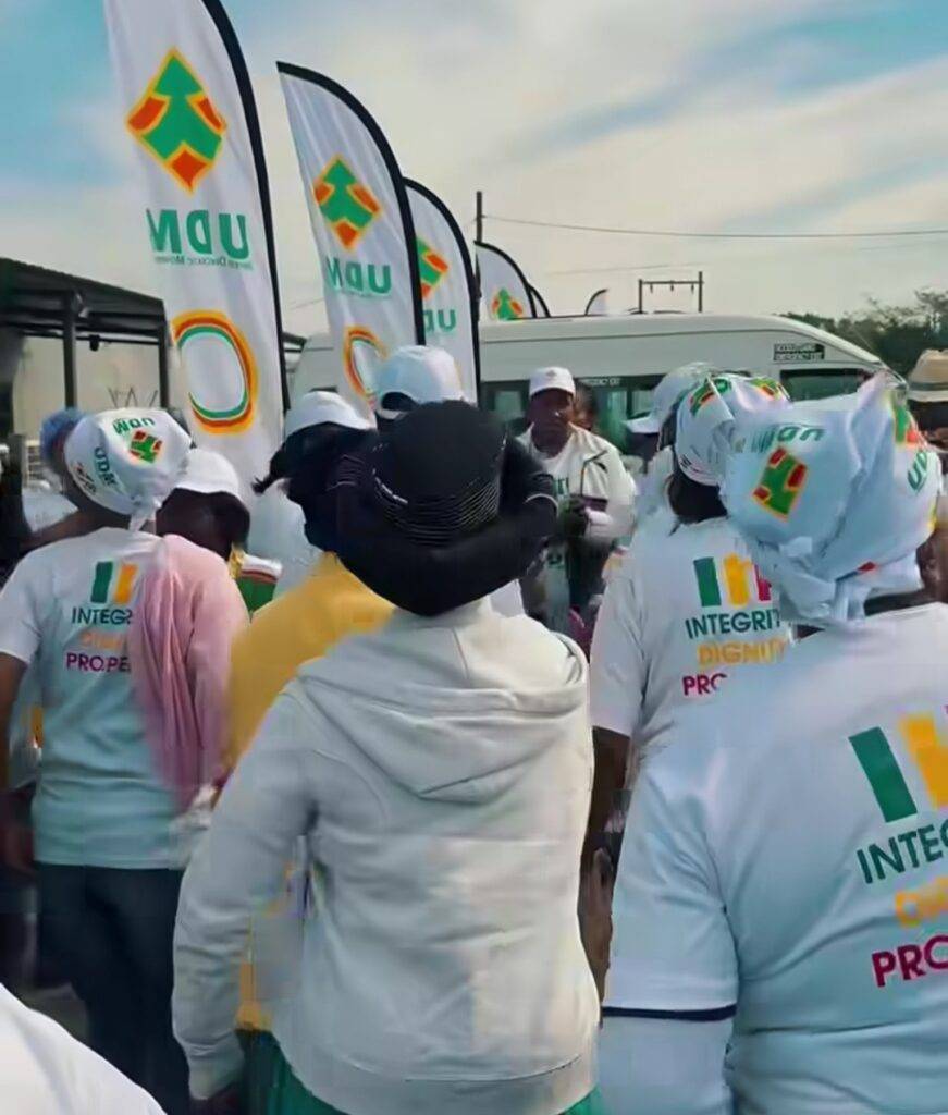 UDM Deputy President Nqabayomzi Kwankwa during the United Democratic Movement membership campaign in Mbashe Local Municipality ahead of the 2026 local government elections.