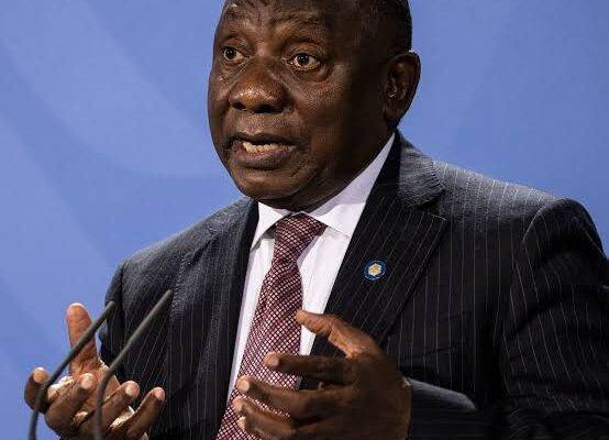 President Cyril Ramaphosa addressing the nation on gender-based violence and femici
